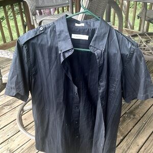 CALVIN KLEIN cotton short sleeve shirt